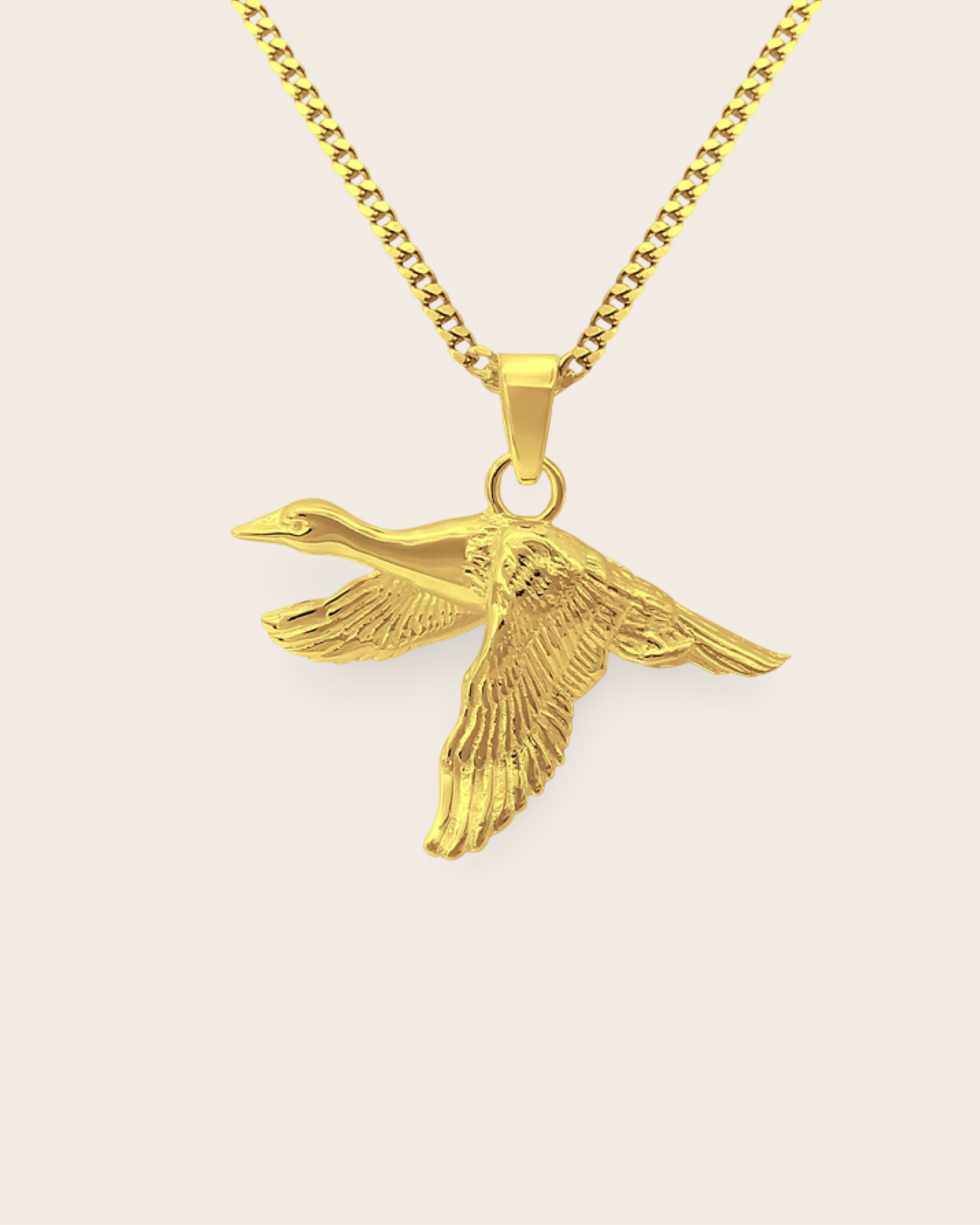 Fly away home duck Necklace