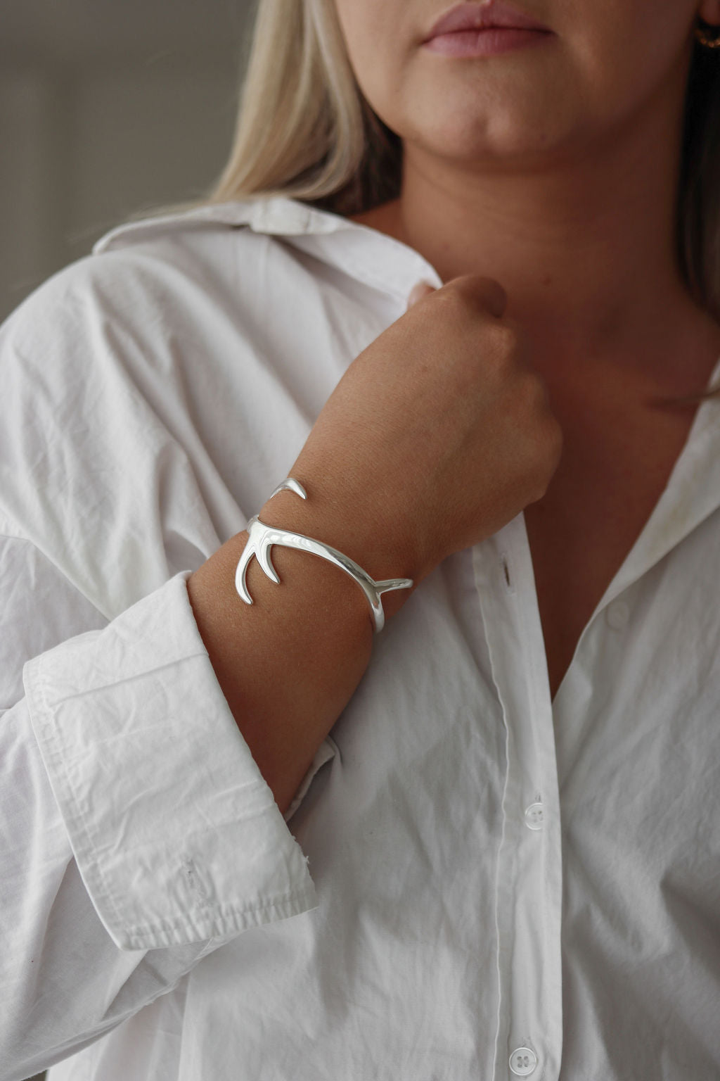 Antler cuff Bangle