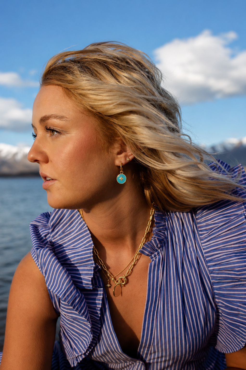 Starkeeper Southern Star Studs Gold Plated