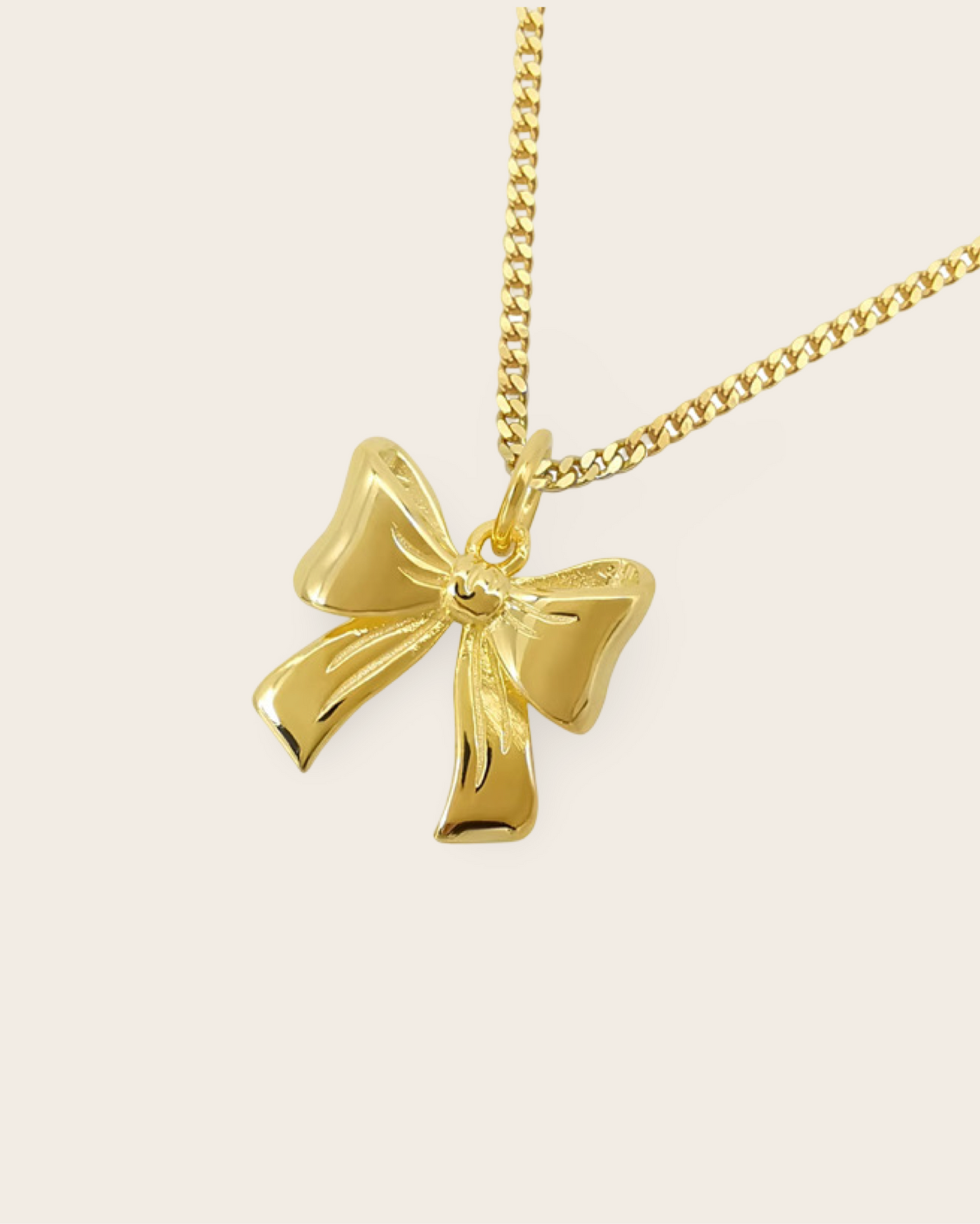 Heritage Bella Bow Necklace - Gold Plate