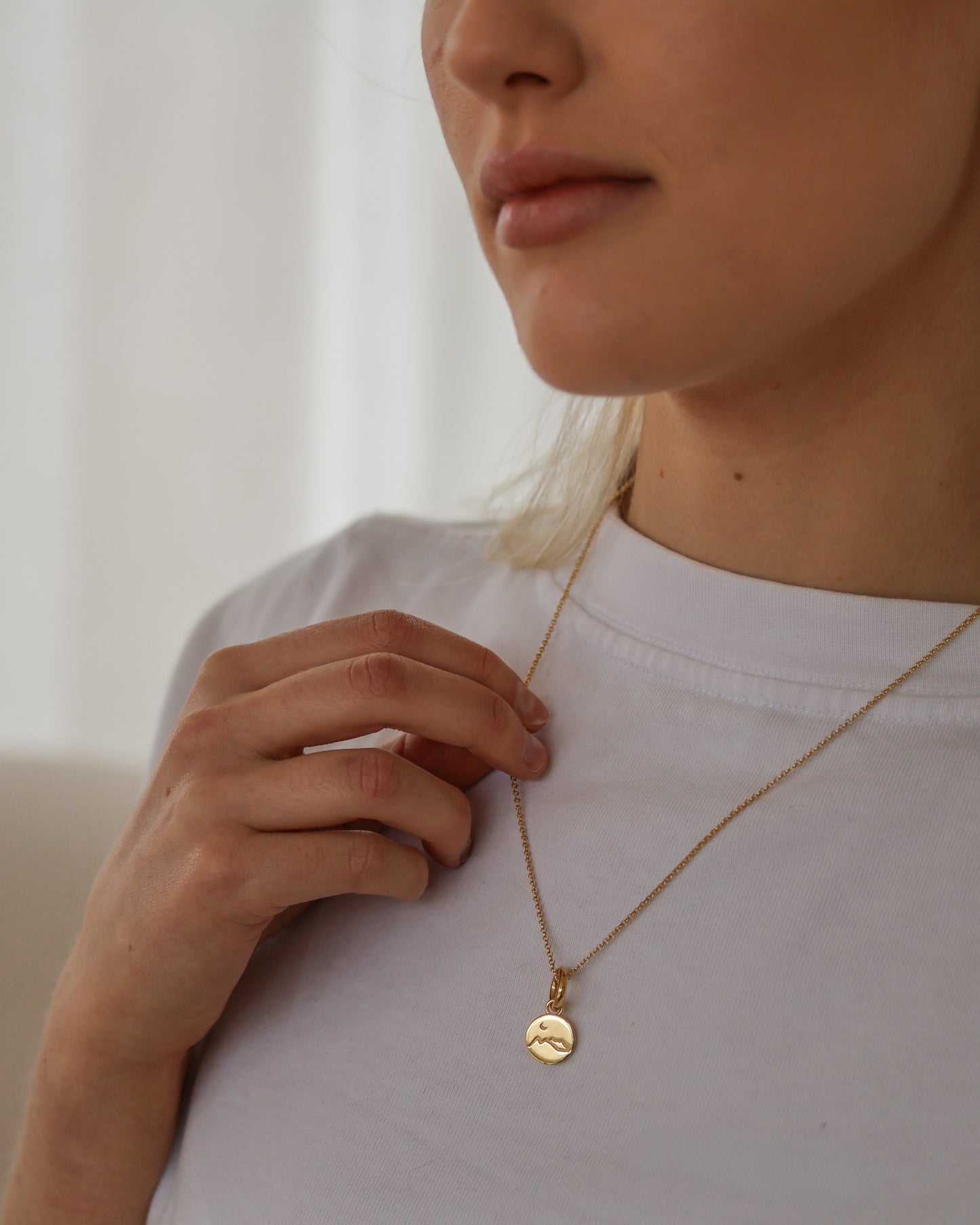 Starkeeper Moon Mountain Necklace