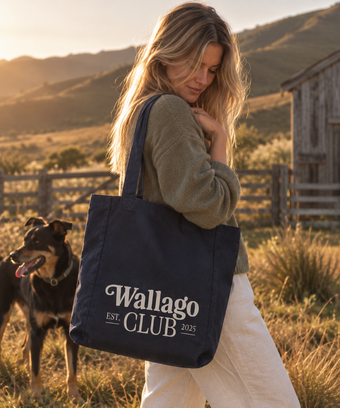 Wallago Club canvas Tote Bag