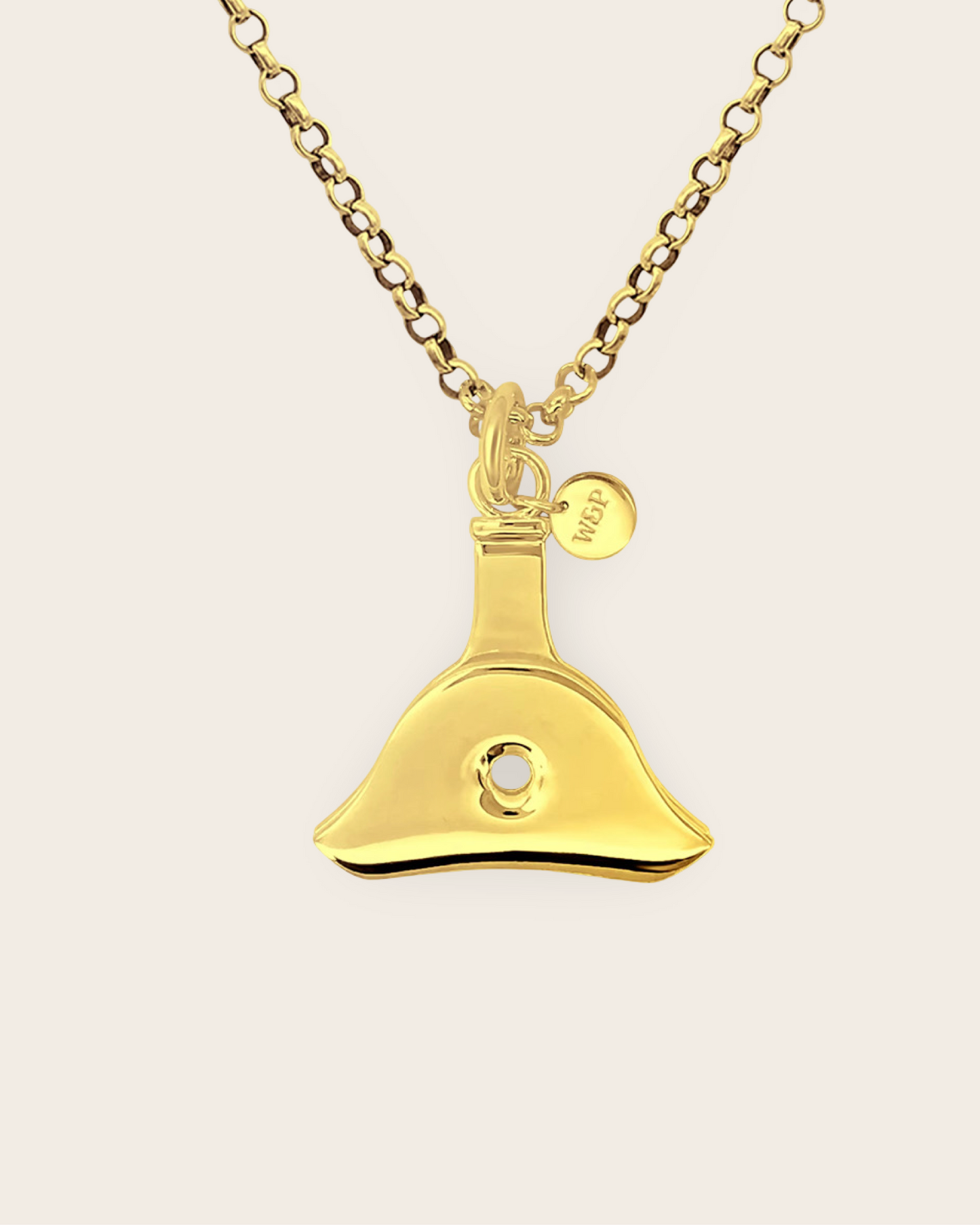 High Country Elegance Whistle Necklace Gold Plated