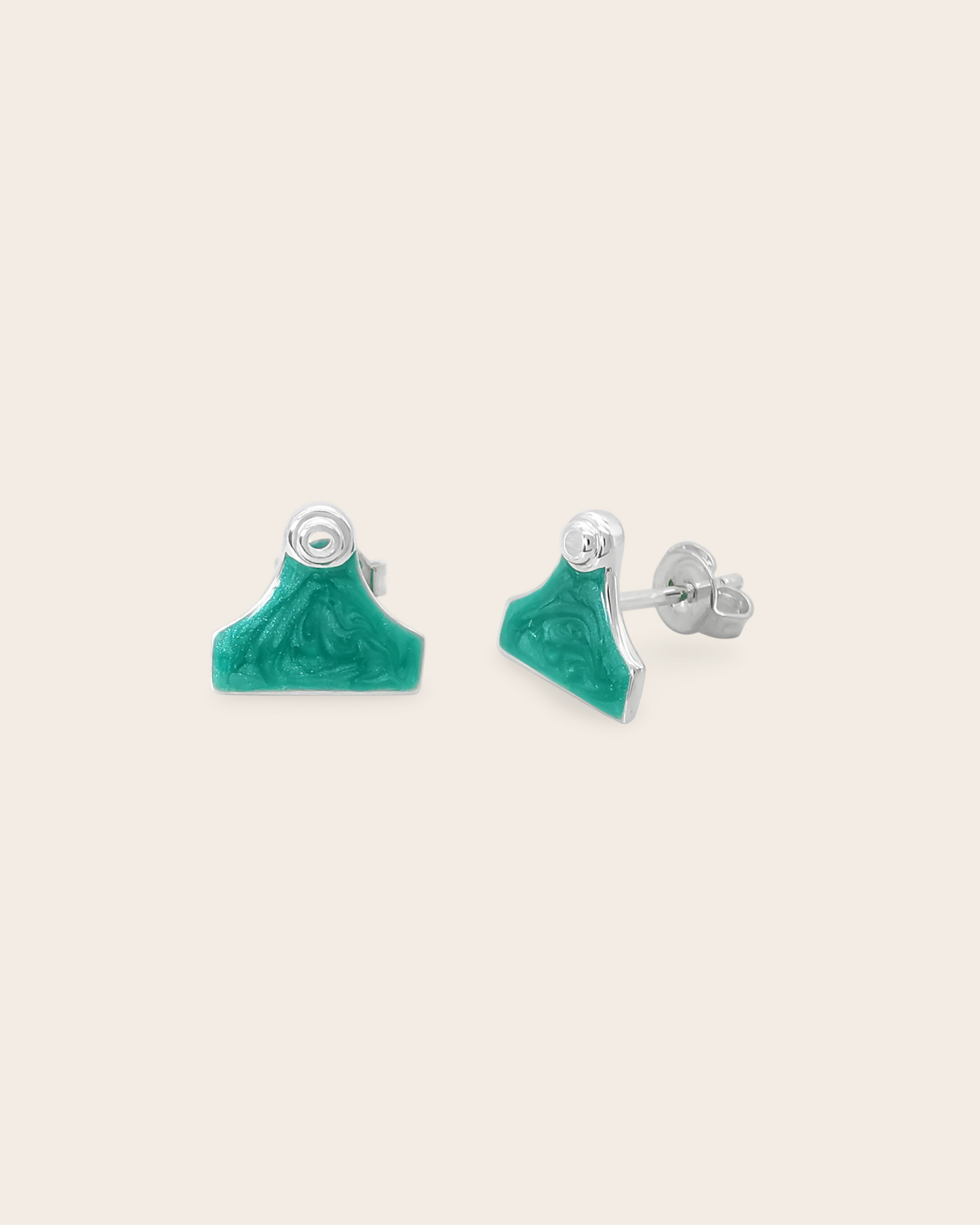 Cowgirl Pop Cattle Tag Studs