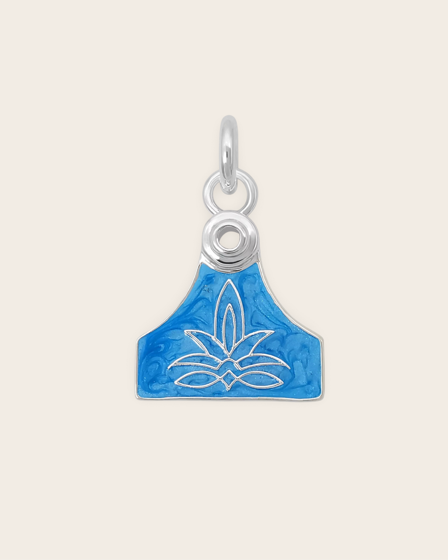 Cowgirl Pop Cattle Tag Pendant