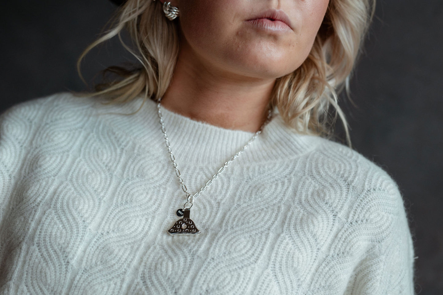 Starkeeper Wool Crest Studs