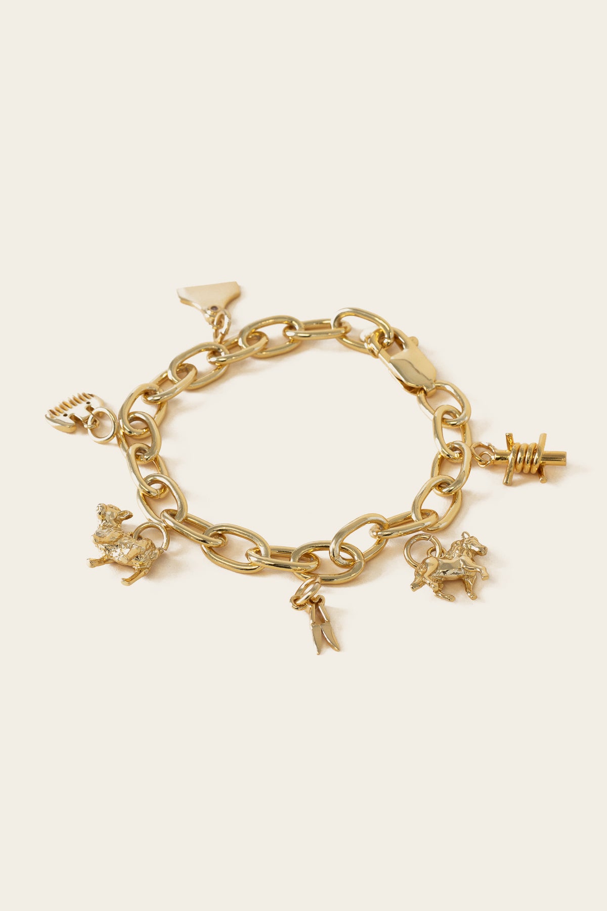 Heritage Sheep Charm Gold Plated
