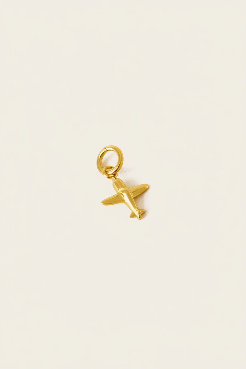 Heritage Aviator Charm Gold Plated