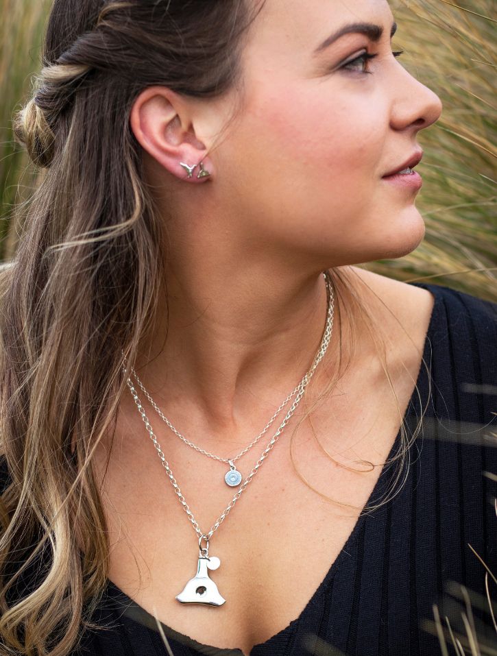 Hunter Gatherer 308 Bullet Necklace Silver