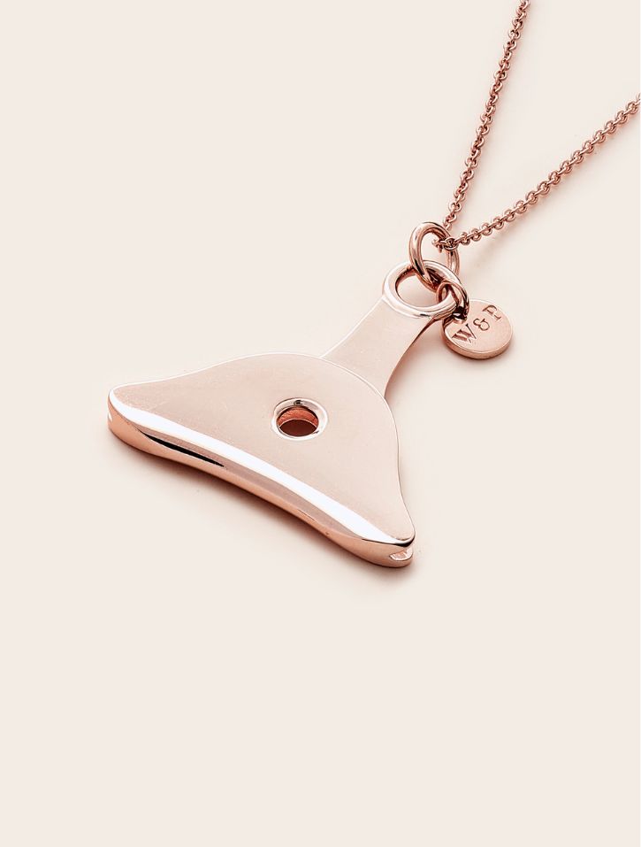 High Country Elegance Whistle 9ct Rose Gold Necklace