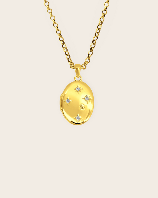 Starkeeper Southern Cross Locket Gold Plated