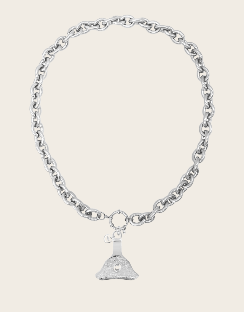 Cowgirl Pop Floral Whistle Cable Chain Necklace