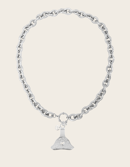 Cowgirl Pop Floral Whistle Cable Chain Necklace