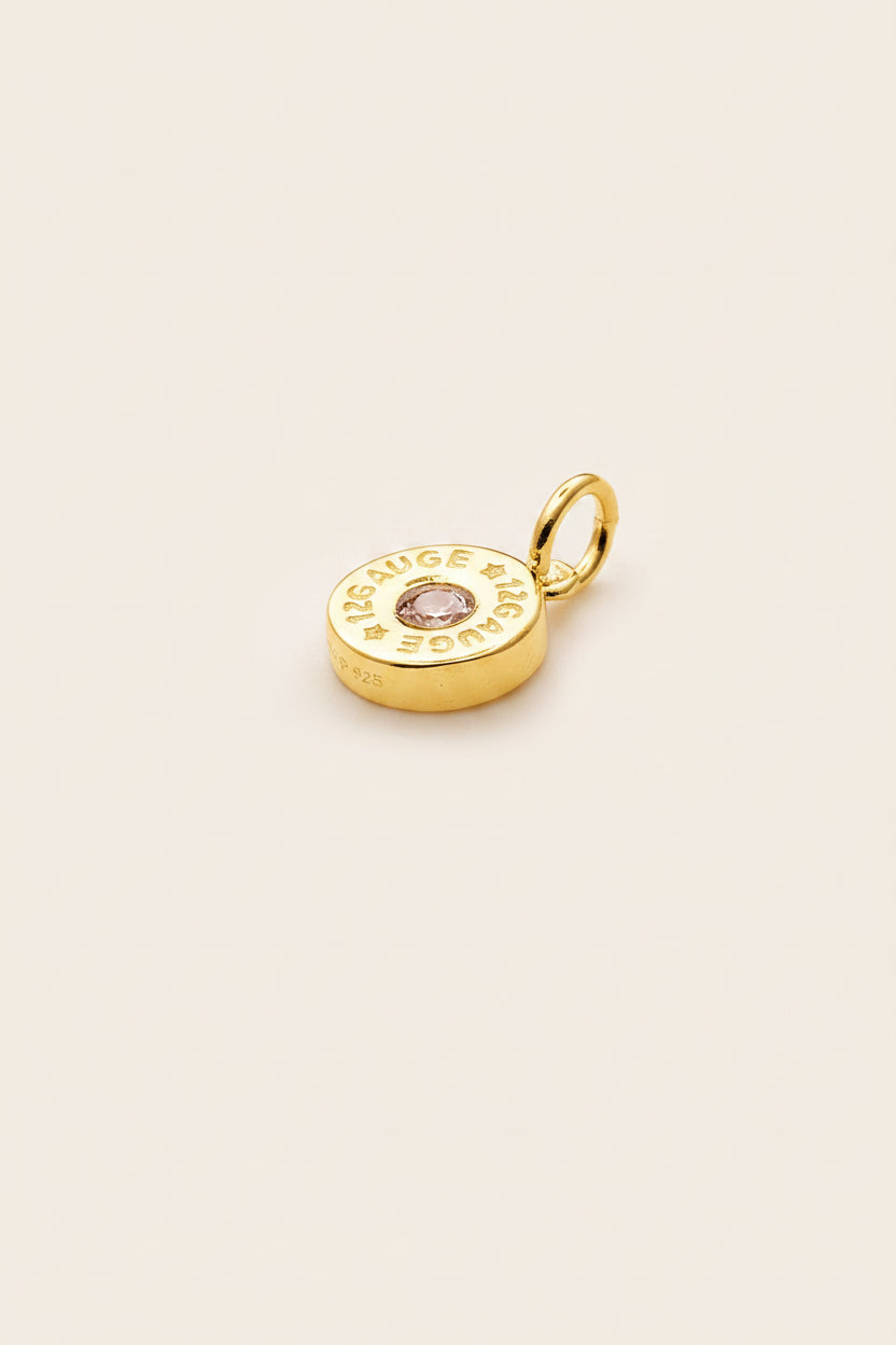 Heritage 12 Gauge Charm - Champagne Gold Plated