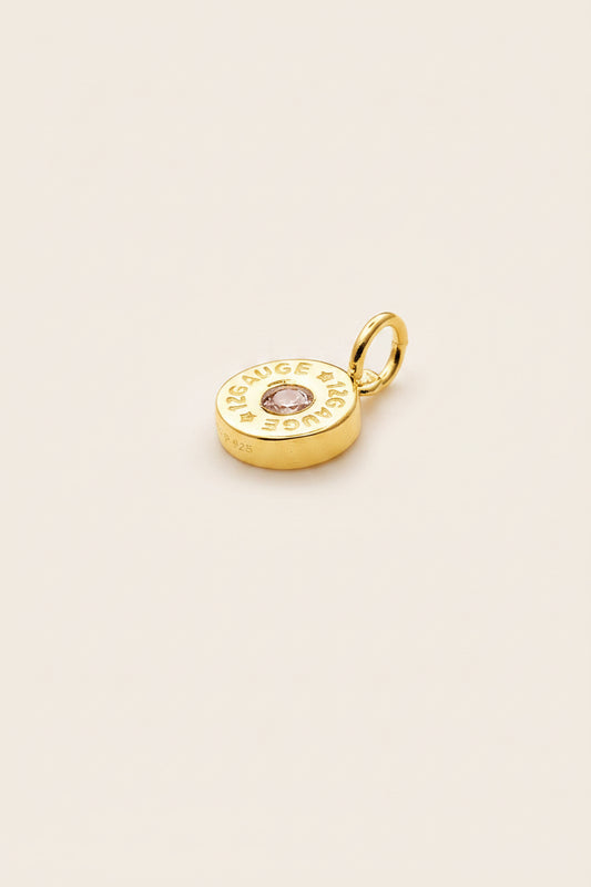 Heritage 12 Gauge Charm - Champagne Gold Plated