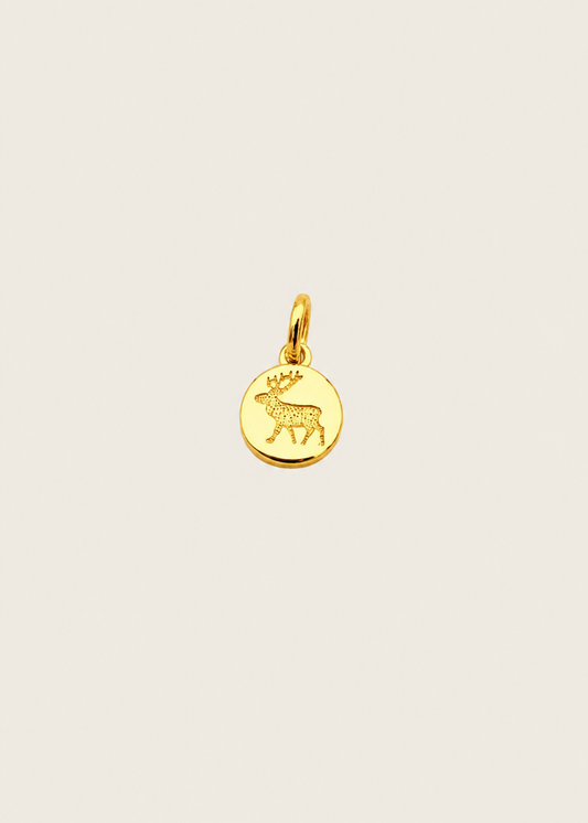 Hunter Gatherer Stag Pendant Gold Plated
