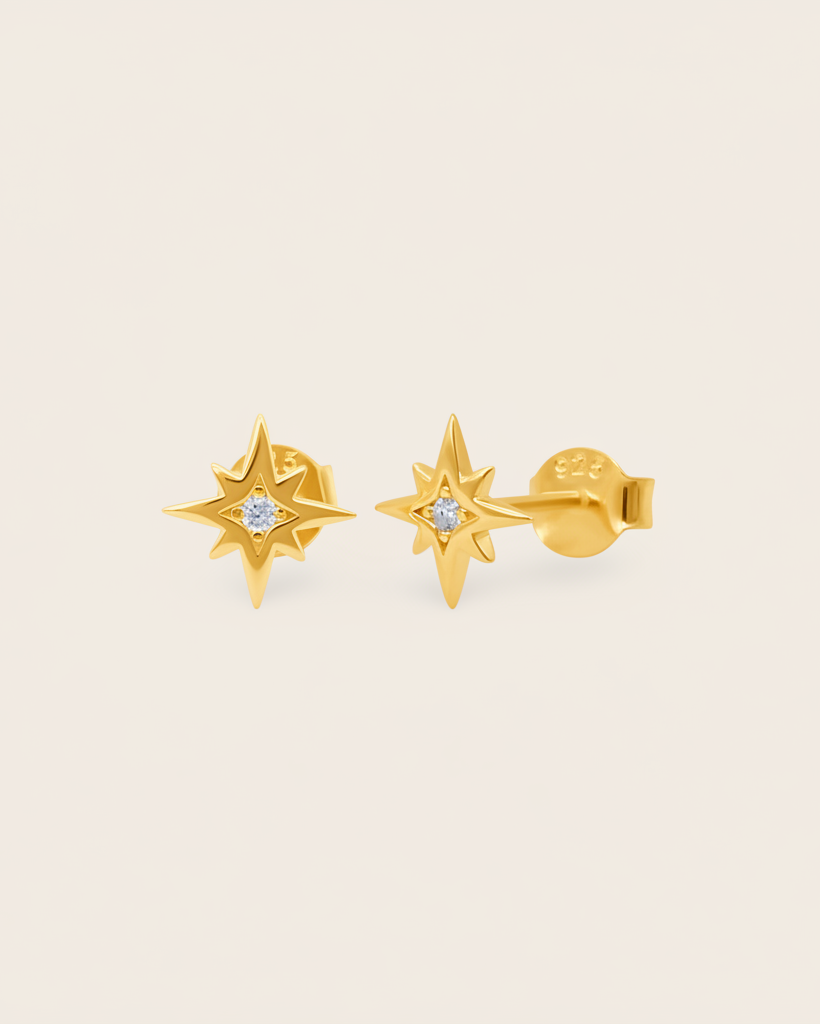Starkeeper Southern Star Studs Gold Plated