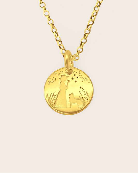 Starkeeper Shepherdess Necklace Gold Plated