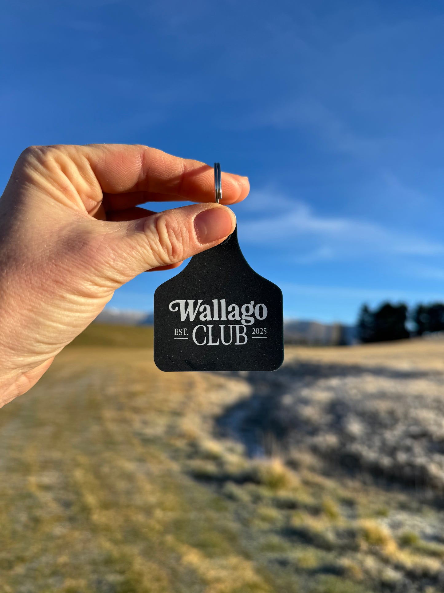 Wallago Club Cattle Tag Keyring