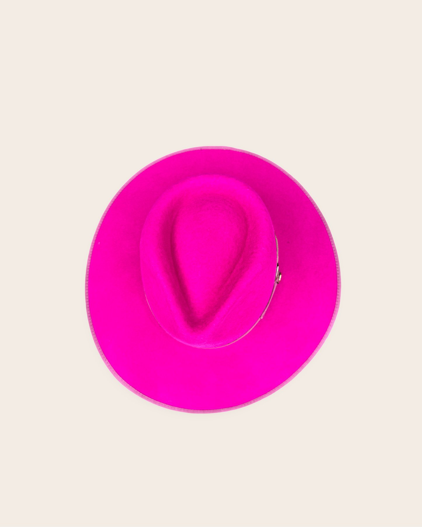 Canterbury Peony Pink / Wide brim Fedora Hat