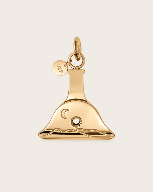 Workhorse Moon Mountain Whistle Pendant | Gold Plated