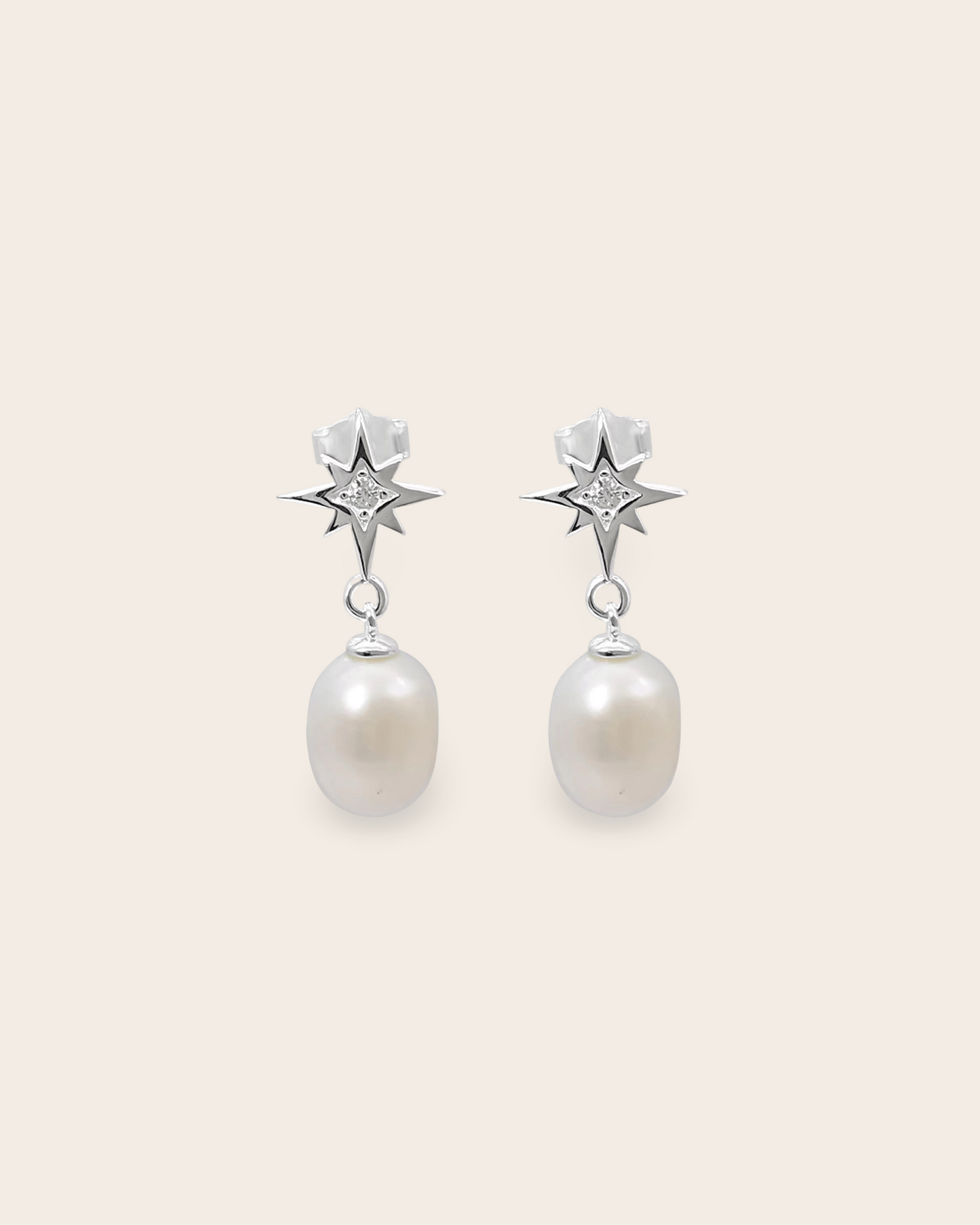 Starkeeper Southern Star Pearl Drop Studs