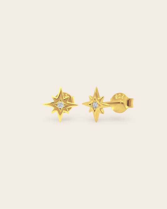 Starkeeper Southern Star Studs Gold Plated