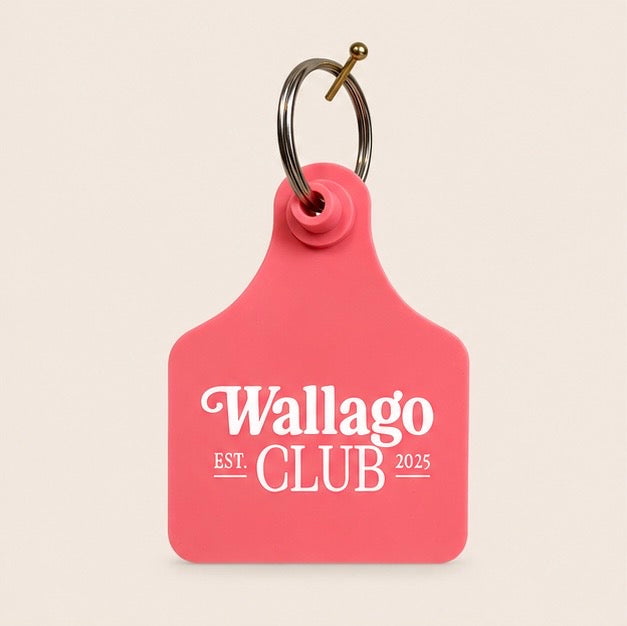 Wallago Club Cattle Tag Keyring