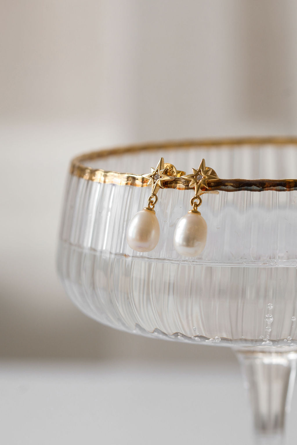 Starkeeper Southern Star Pearl Drop Studs