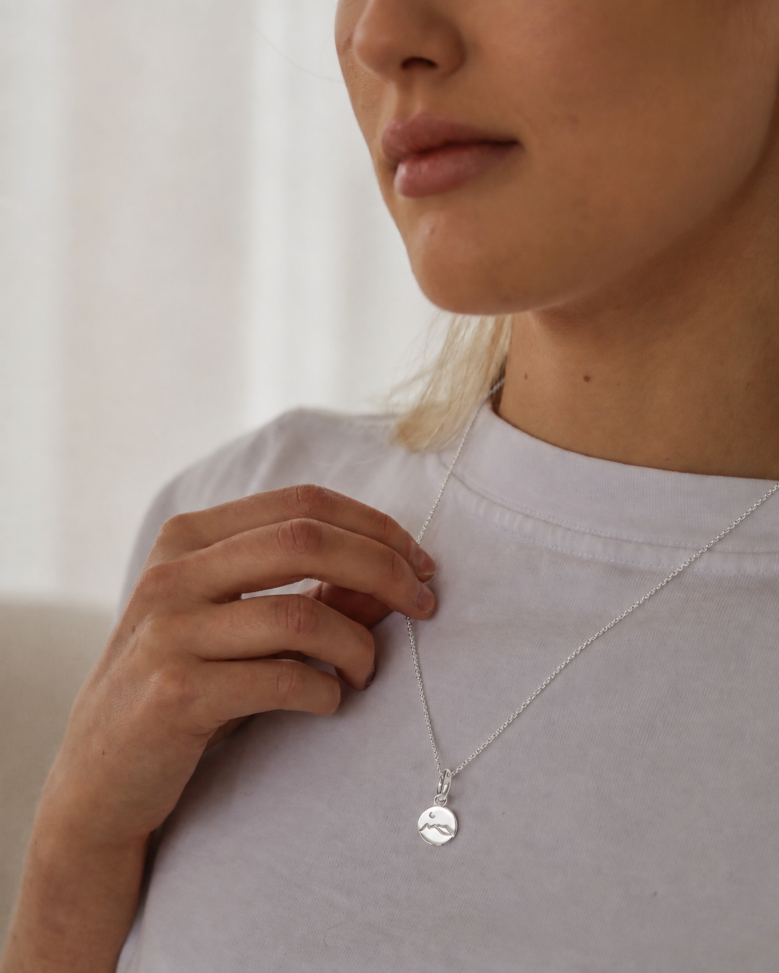 Starkeeper Moon Mountain Necklace
