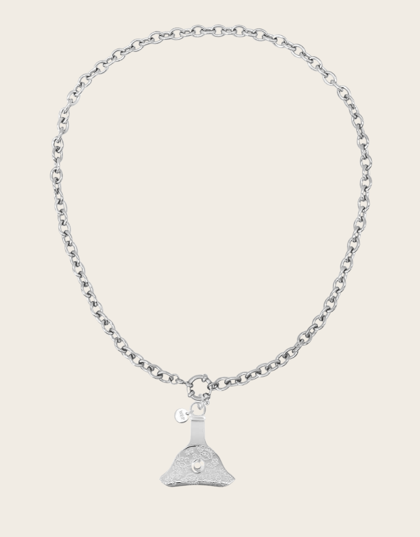 Cowgirl Pop Floral Whistle Cable Chain Necklace