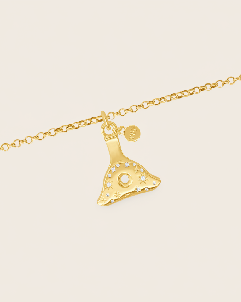 Starkeeper Starry Night Whistle Mini Gold Plated