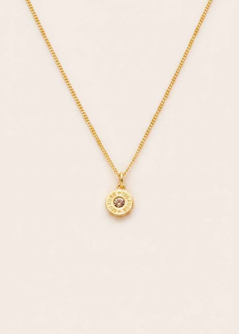 Heritage 12 Gauge Necklace Champagne Gold Plated