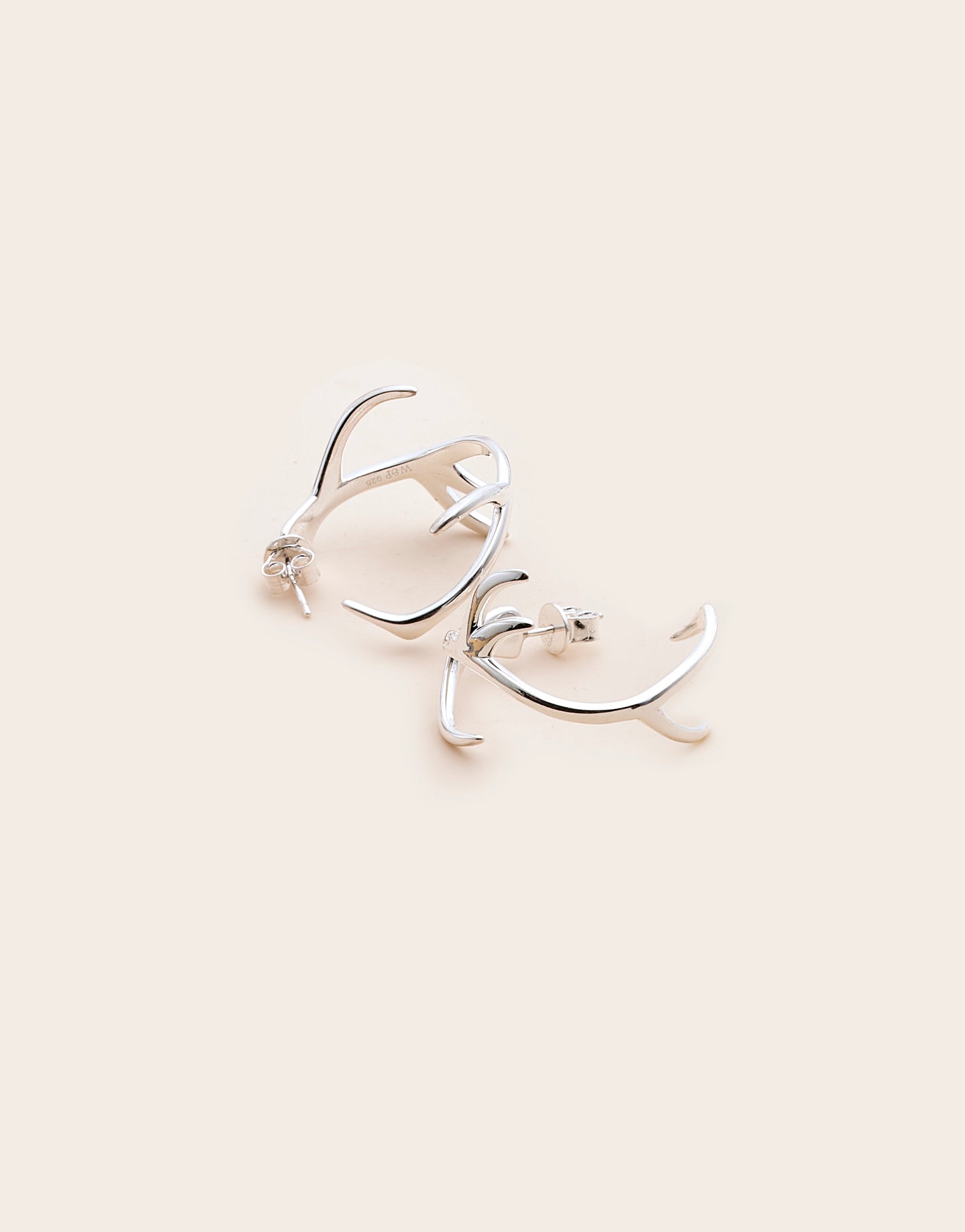 Antler Hoop Earrings
