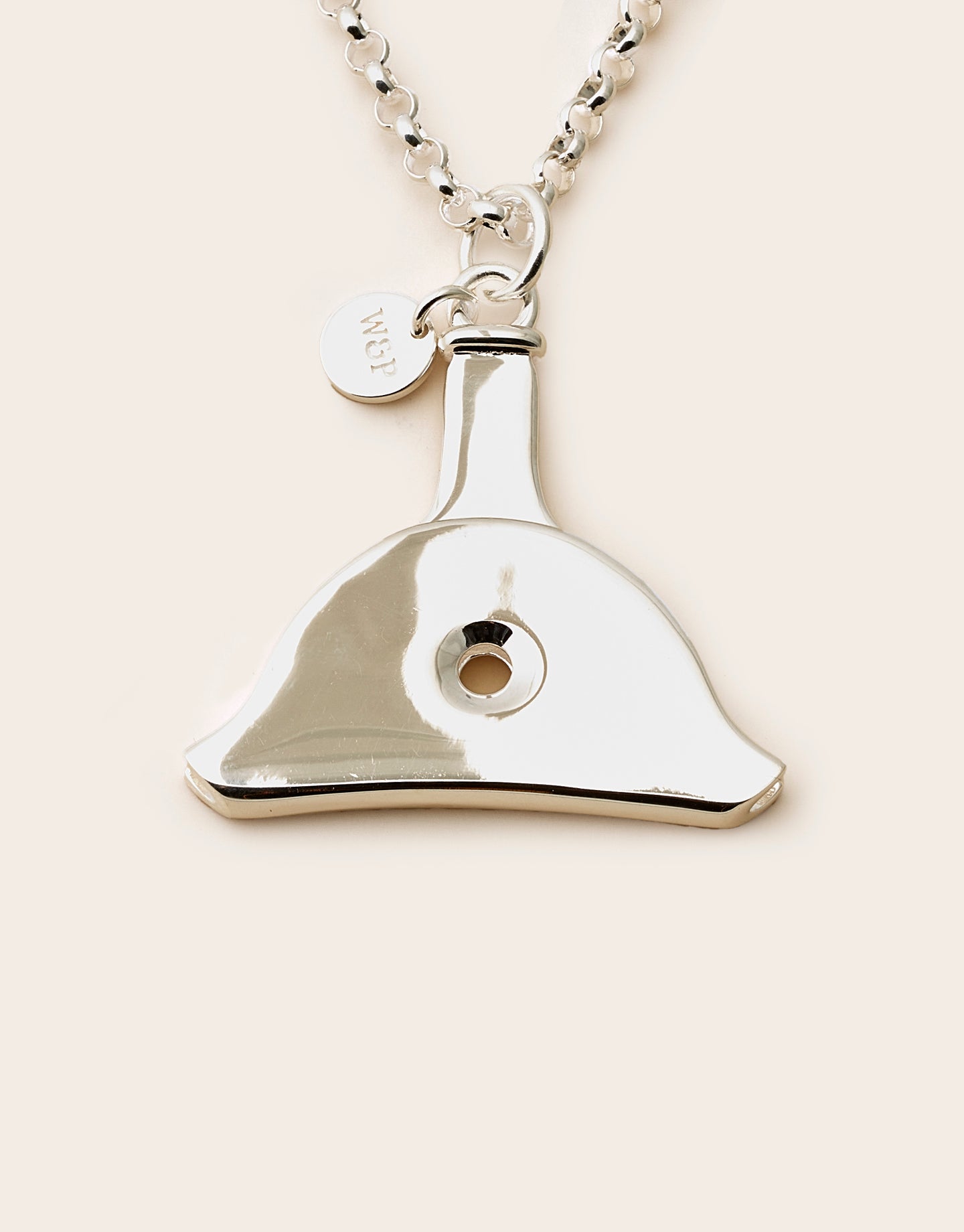 High Country Large Shepherd Whistle Necklace - 3.4mm Rolo chain