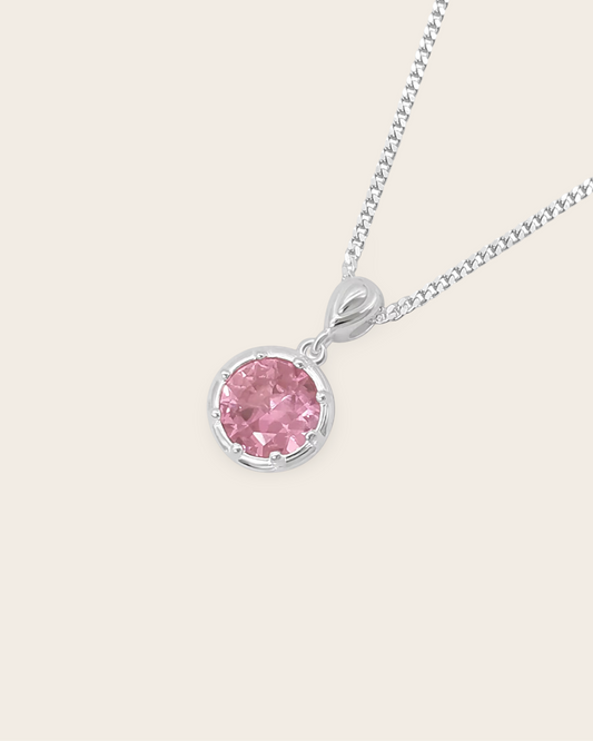 Starkeeper Lupin Pink Stone Necklace