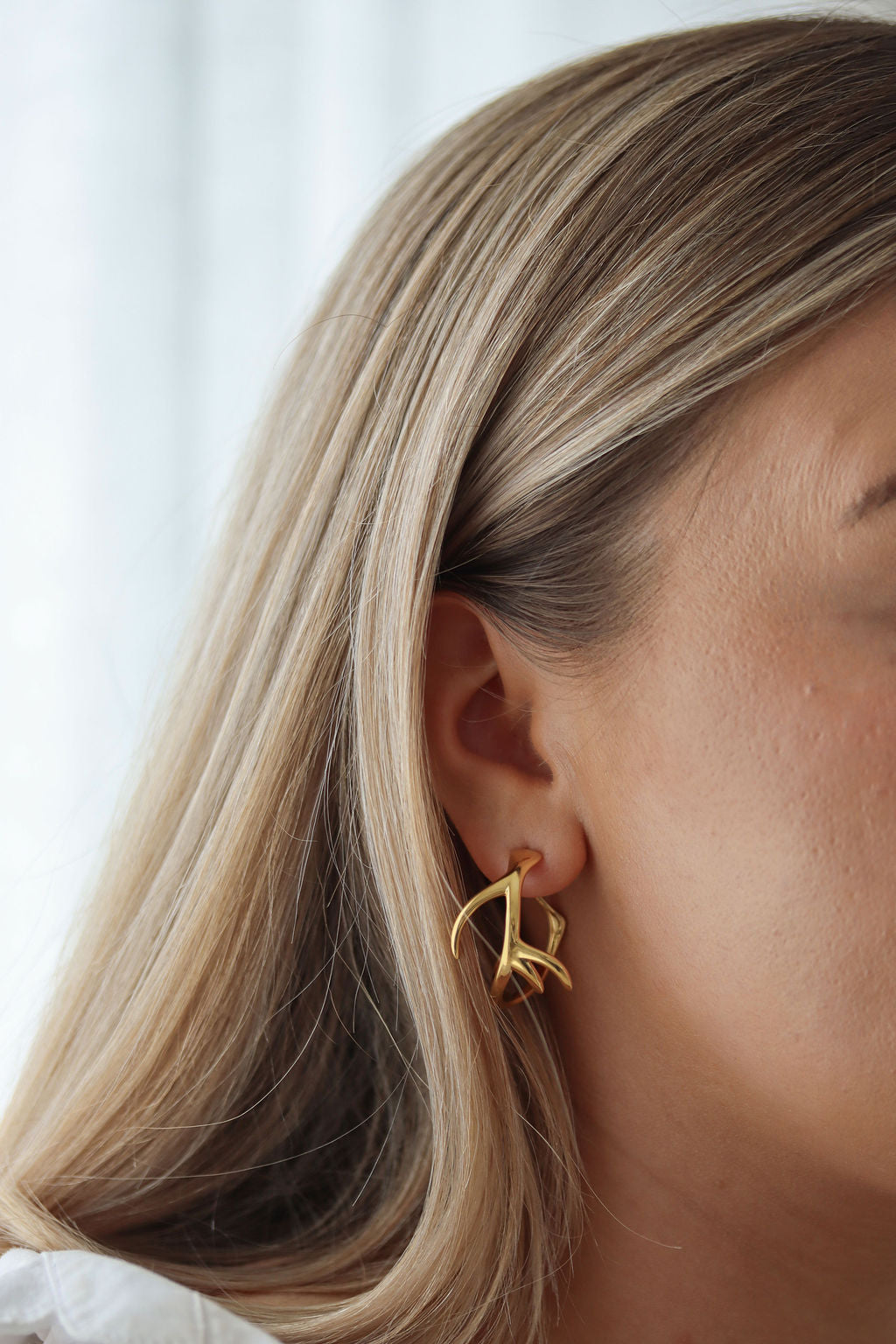 Antler Hoop Earrings