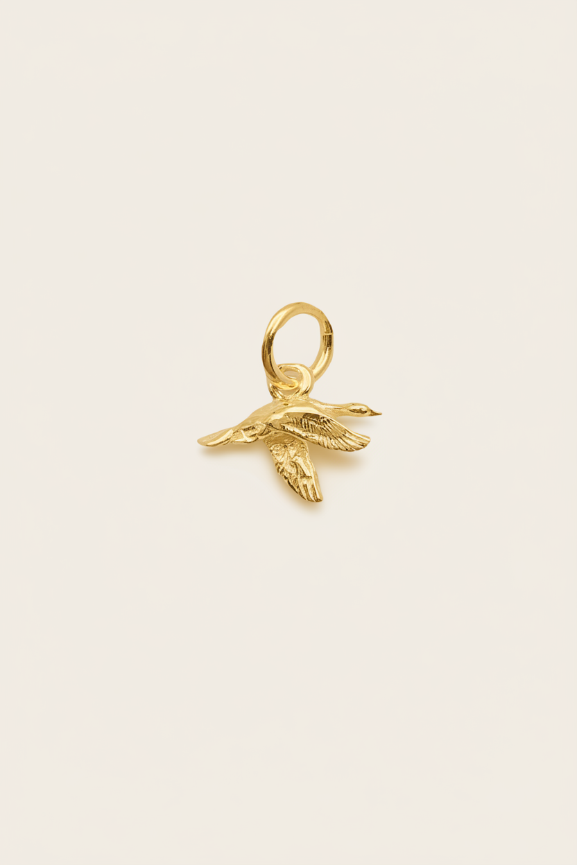 Heritage Duck Charm Gold Plated