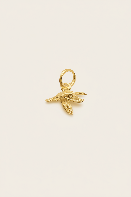 Heritage Duck Charm Gold Plated