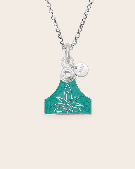 Cowgirl Pop Cattle Tag Necklace