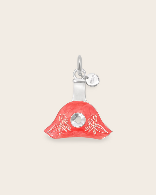 Cowgirl Pop Working Whistle Pendant BRASS