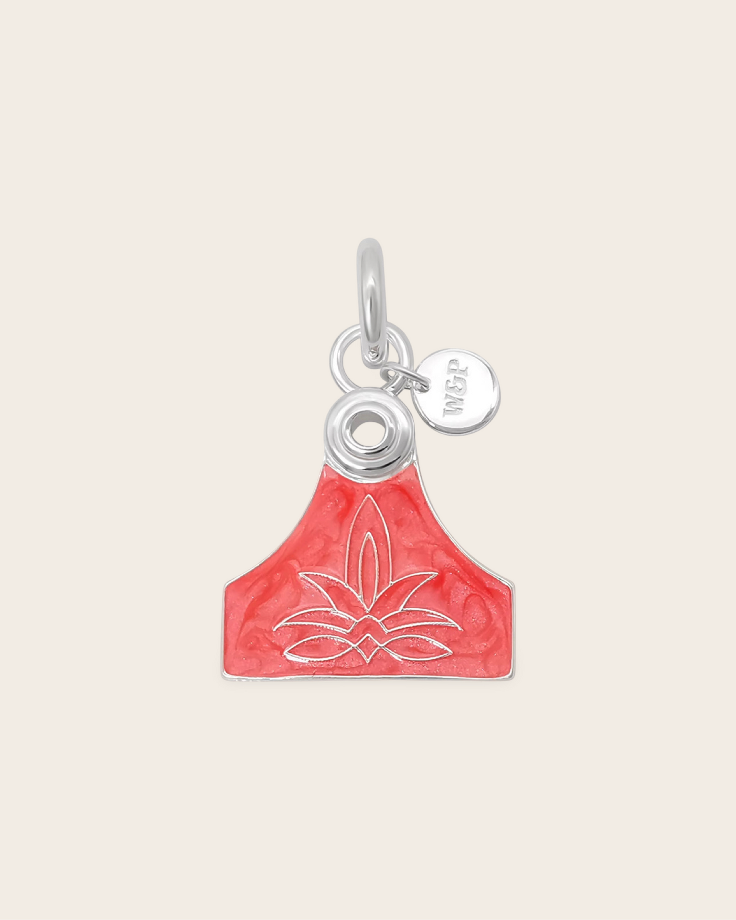 Cowgirl Pop Cattle Tag Pendant