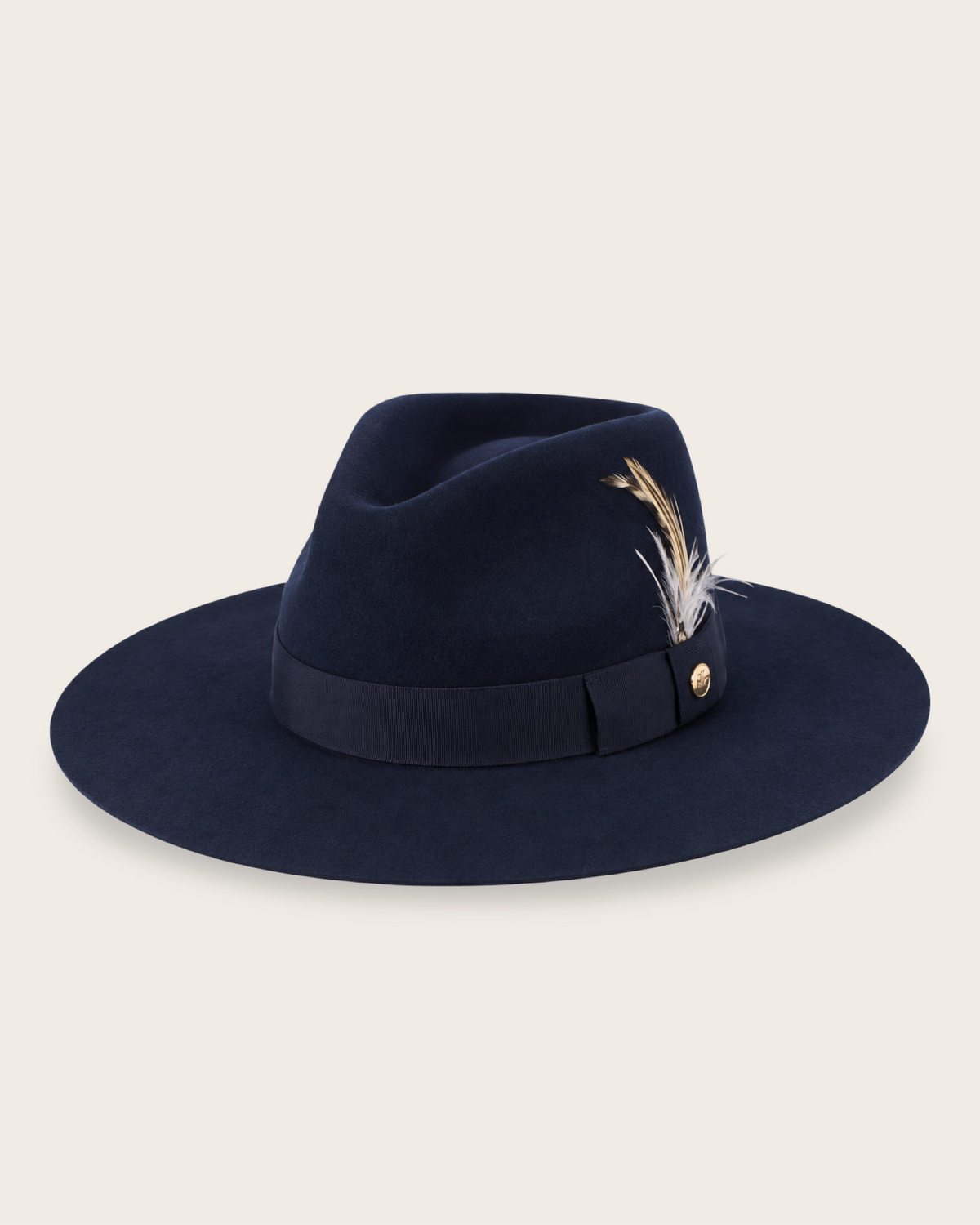 Rancher Stockman Blue / Wide brim Fedora Hat