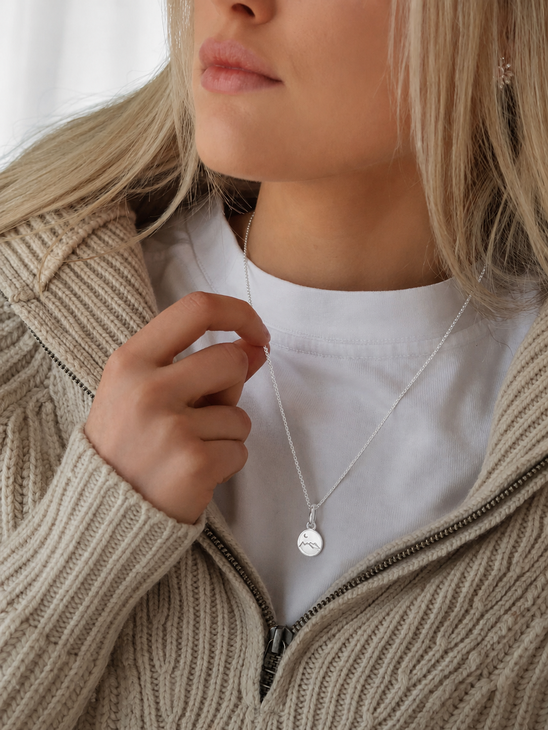 Starkeeper Moon Mountain Necklace