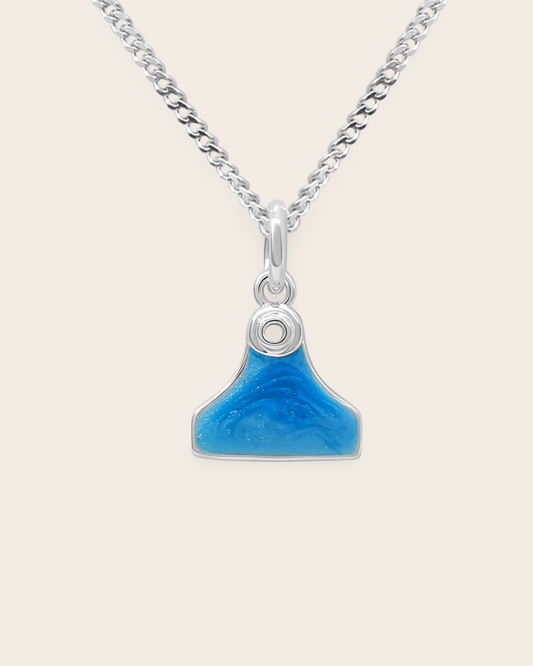 Cowgirl Pop Dainty Cattle Tag Necklace