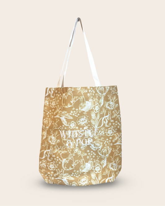 Within the Valley Floral tote bag