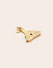 Heritage Floral Whistle Pendant Large  Gold