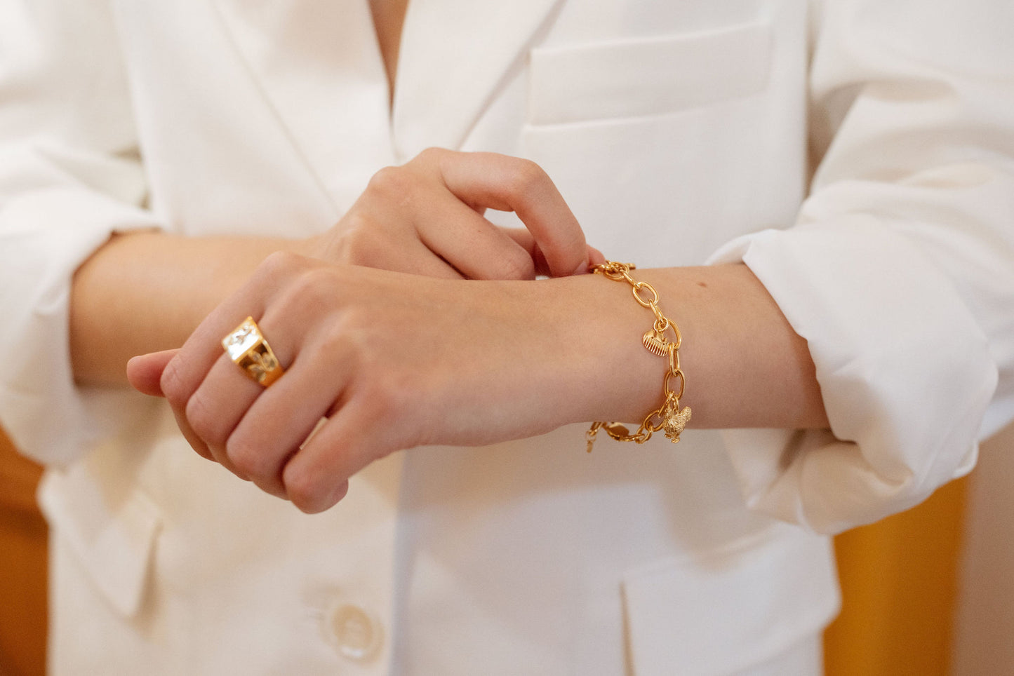 Heritage Sheep Charm Gold Plated