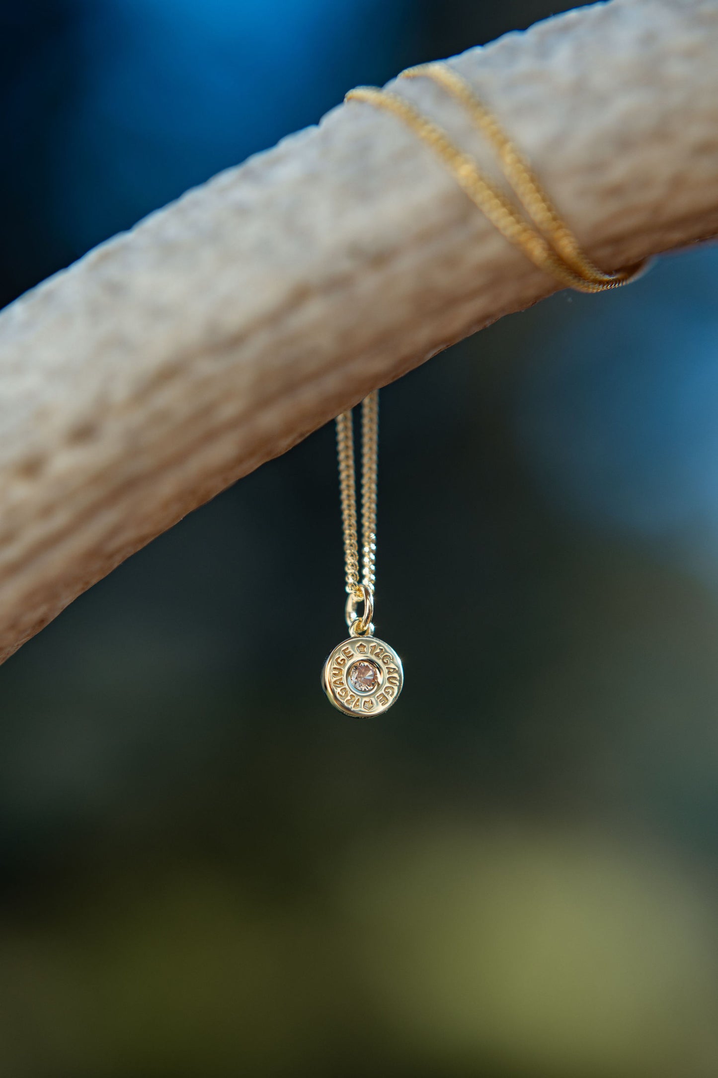 Heritage 12 Gauge Necklace Champagne Gold Plated