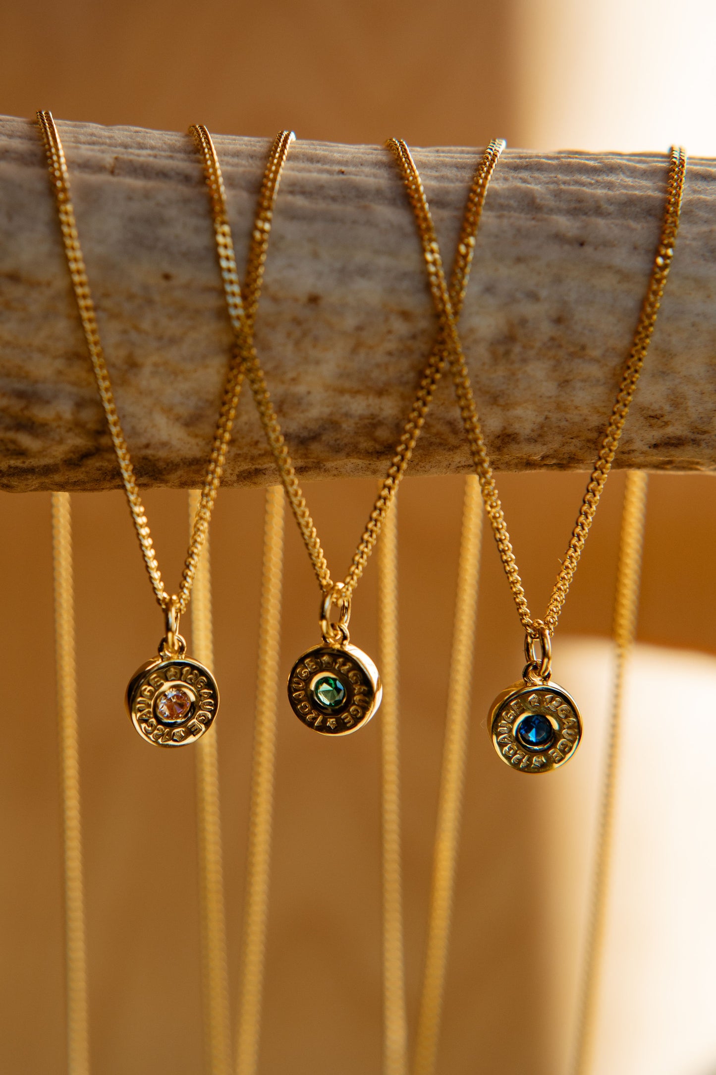 Heritage 12 Gauge Necklace Champagne Gold Plated